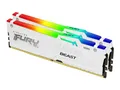 Kingston FURY Beast RGB weiß DIMM Kit 32GB, DDR5-6000