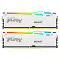 Kingston FURY Beast RGB Weiß 32GB Kit (2x 16GB) DDR5-6000 EXPO DIMM Arbeitsspeic