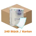Bettunterlagen Abena Abri-Soft Classic 40 x 60 cm Karton Karton mit 240 Stück Classic blau, geeignet bei Inkontinenz 4115
