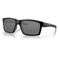 Oakley Mainlink XL Black Polarized, Sonnenbrille - Matt-Schwarz Stark-Getönt