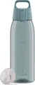 Sigg - Tritan Trinkflasche - Total Color ONE Morning Blue - Für Kohlensäurehaltige Getränke Geeignet - Spülmaschinenfest - Auslaufsicher - Leicht - BPA-frei - Blau - 1L