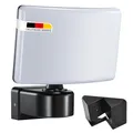 LED Außenwandleuchte Fluter Schwarz Schwenkbar | 30 Watt Neutralweiß 4000K IP65 2200lm | Eckmontage, Wetterfeste Wandlampe, Strahler, Energieeffizient, Modern, Lebensdauer 50.000h, | SUN2200A
