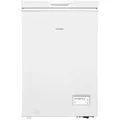 homeX Gefriertruhe,, Weiß, Metall, Kunststoff, 54.5x84.5x54.5 cm, elektronische Temperaturregelung, Super-Gefrieren, höhenverstellbare Füße, Küchen, Küchenelektrogeräte, Kühl- & Gefrierschränke, Gefrierschränke