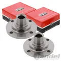 2x MAPCO RADNABE VORNE BEIDSEITIG passend für AUDI 80 90 | 26757