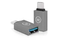 Wicked Chili 2x USB-C OTG Adapter für iPad Pro / Air, MacBook USB-Adapter USB-C zu USB-A, für iPad Pro (2018 2020 2021), Air 2021 / Macbook und Macbook Air mit