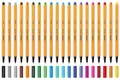 1x STABILO Fineliner point 88, Strich-/Schreibfarbe: hellorange