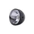HIGHSIDER 5 3/4 Zoll Motorrad Scheinwerfer Skyline Schwarz LED-Standlichtring