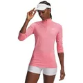 Under Armour® Langarmshirt Under Armour Damen Langarm Shirt Tech 1/2 Zip- Twist 1384225 rosa M (38/40)