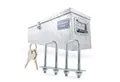 HASKYY Anhänger-Deichselbox Alubox Transportbox Anhängerbox Deichselbox 80x22x22cm Aluminiumbox Ka