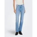 ONLY Bootcut-Jeans ONLWAUW HW FLARED DNM TAI312 blau M (38)