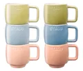 6 Staub Espressotassen »Macaron« - blau