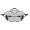 GSW Servierpfanne MONTREAL mit Glasdeckel 24 cm - 2,8 Liter INDUKTION