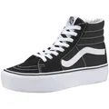 Vans UA SK8-Hi Platform 2.0 Plateausneaker aus textilem Canvas-Material schwarz 40,5 EU