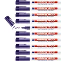 400 Permanentmarker  violett  10 Stifte  feine Rundspitze 1 mm  wasserfest, s...
