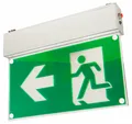 LED Notleuchte Fluchtwegleuchte Notbeleuchtung Notausgang mit 8 Sticker alle R.