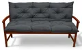 Beautissu Flair BR Bankauflage Graphitgrau, 150x50x50cm