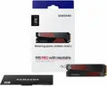 Samsung 990 PRO 4 TB  NVMe M.2 SSD – inkl. Heatsink (MZ-V9P4T0CW) 7.450 MB/s Les