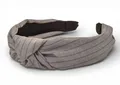 styleBREAKER Haarband, 1-tlg., Haarreif Gestreift mit Twist Knoten