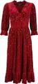 Hell Bunny Langes Kleid Damen Galactica Dress rot S