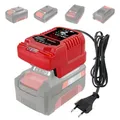 Ladegerät für Einhell 18V Power X-Change Akku, Tragbares Mini-Schnellladegerät für Einhell 18V Akku 4511396 4511437 4511437OVP PXBP-300