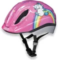 KED Meggy II Originals Kinderhelm – Sicherer Fahrradhelm Mit LED, Insektenschutz, MaxShell Technologie, Komfortbelüftung | Farbe: Unicorn | Größe: 52-58 (M)