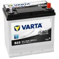 ASIA Autobatterie 12V 45Ah 300A Varta B23 Dynamic Starterbatterie Pluspol rechts