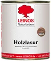 Holzlasur für innen –062 Nussbaum 0,75 l farbenfroher, offenporiger Holzschutz ohne Filmschutz – für Möbel, Spielzeug, Fenster & Türen innen – atmungsaktiv, wasserabweisend