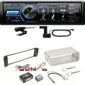 JVC KD-X561DBT DAB+ Bluetooth Autoradio USB FLAC Einbauset für Audi A3 8L A6 4B
