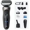 Braun Series 7 72-C7650cc, Folienschaber, Schwarz, Braun, 360° Flex, Edelstahl, Tasten, LED - Schwarz/Braun