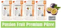 4x MARACUJA Püree Passionsfrucht Cocktails  Desserts  Passion Fruit Gastronomie