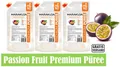 3x MARACUJA Püree Passionsfrucht Cocktails  Desserts  Passion Fruit Gastronomie