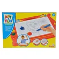 Simba 34024 - Art & Fun Magische Zeichentafel 40x29 cm 4 Stempel NEU