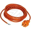 Anschlußleitung mit Konturenstecker H05BQ-F 2x1,0mm 5m