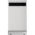 Klarstein Verosteel Geschirrspüler 45cm Freistehend - 10 Plätze, 9 Programme, 42 dB, B , AquaStop, Kindersicherung, Silber Spülmaschine - Silber