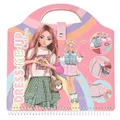 Depesche 13574 TOPModel - Dress Me Up Stickerbuch mit 20 Seiten vorgedruckter Ballerina Motive zum Selbstgestalten, inkl. Designpapier und 5 Stickerbogen, Rosa