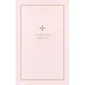 Biblia Católica, Regalos Y Ceremonias, Piel Reciclada, Rosado, Comfort Print