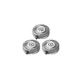 Philips Ersatzscherköpfe Philips Scherköpfe SH50/50 für Serie 5000, Silber, Für Serie 5000 geeignet, Hochwertige Scherköpfe für Serie 5000 geeignet