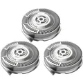 Philips SH50/50 3er-Pack Ersatzscherköpfe Silber