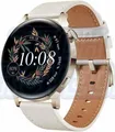 HUAWEI Watch GT 3 Classic White Leather 42mm Stainless Steel Smart Watch (NEW)