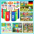 Eocolz Outdoor-Karnevals-Spiele: Kartoffelsackbeutel, Eierlöffel-Rennen,