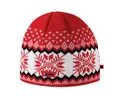 kama Strickmütze (Beanie) A137 Merino - rot/weiss/schwarz - 1 Stück