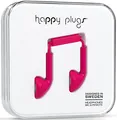 Happy Plugs Earbuds Ohrhörer mit Integriertem Mikrofon und Fernbedienung Kompatibel mit Apple iPhone, iPod, iPad sowie Android Smartphones, Tablets und MP3 Playern - Kirschrot