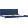 vidaXL Bettgestell Blau Stoff 180 x 200 cm Modell 1615785