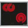Bosch - Serie 4, Elektro-kochfeld, 60 Cm, Schwarz, Mit Rahmen Aufliegend, Pkn645ba2e