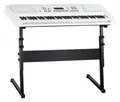 FunKey 61 BK Keyboard inkl. Netzteil und Notenhalter Weiß Safety Fix Set Pack
