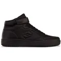 Lotto Sneaker - in angesagtem Midcut Basketball-Design schwarz 38 EU