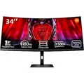 Xiaomi G34WQi 34 Zoll UWQHD Curved VA LED 21:9 180 Hz Gaming Monitor