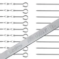 Mangal Schaschlik Spieße 50er Pack Schampura 60cm Edelstahl 1.5 mm