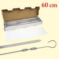 50mal60 cm Grillspieße 10ml breit Grillspieß Edelstahl 1,5mm Fleischspieß Шампур
