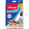 Vileda Ultramax Microfibre 2v1 náhrada 2ks - Rot/Weiß